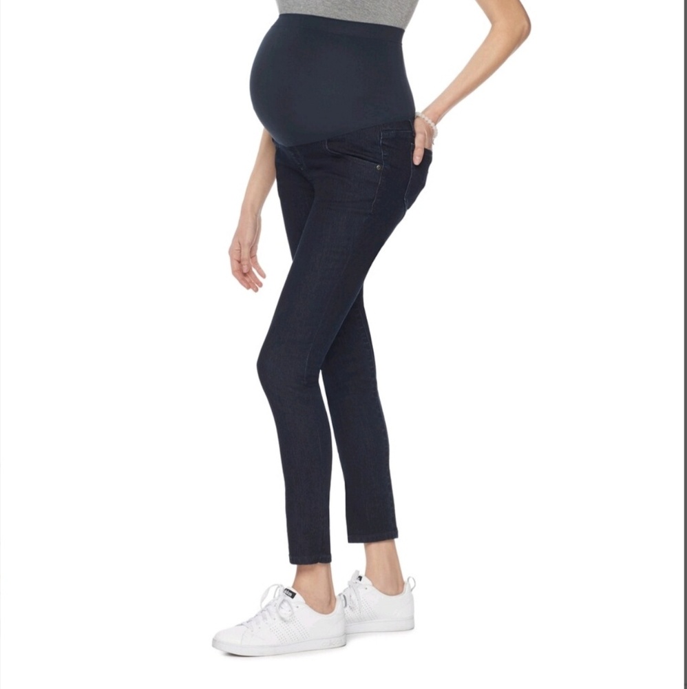 Maternity Skinny Dark Wash Skinny Denim Jeans